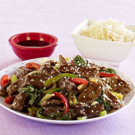 Beef in Black Bean Sauce