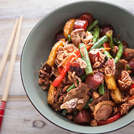 Chinese Duck & Potato Stir-Fry