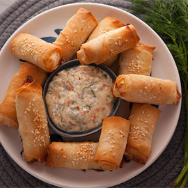 Fish Fingers in Fillo