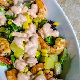 Prawn Baked Beans Salad